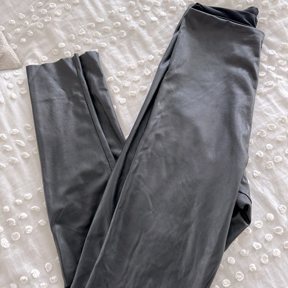 Black Leather leggings